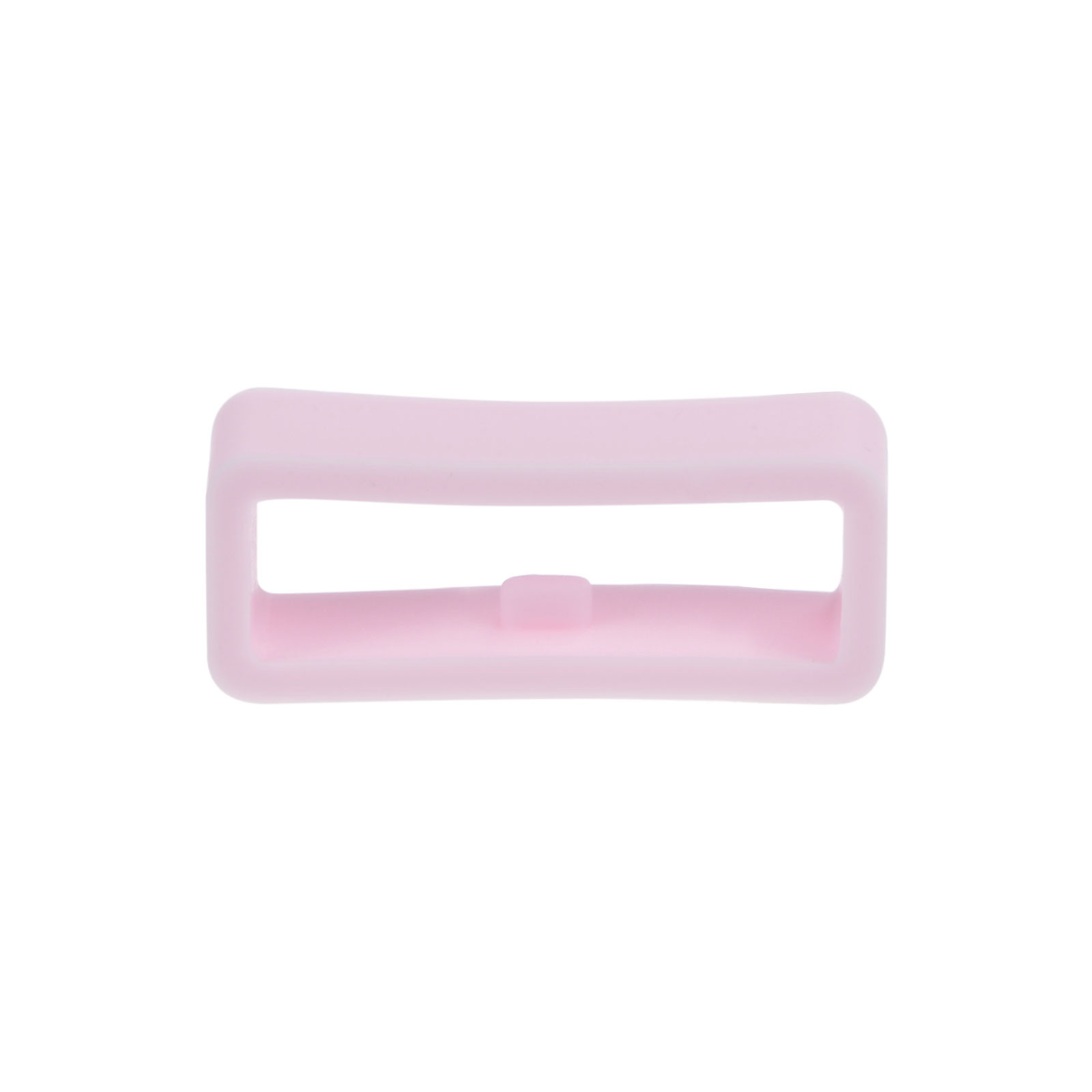 6pcs Watch Strap Loop Fastener Ring 18mm Rubber Watch Holder Keeper Light Pink