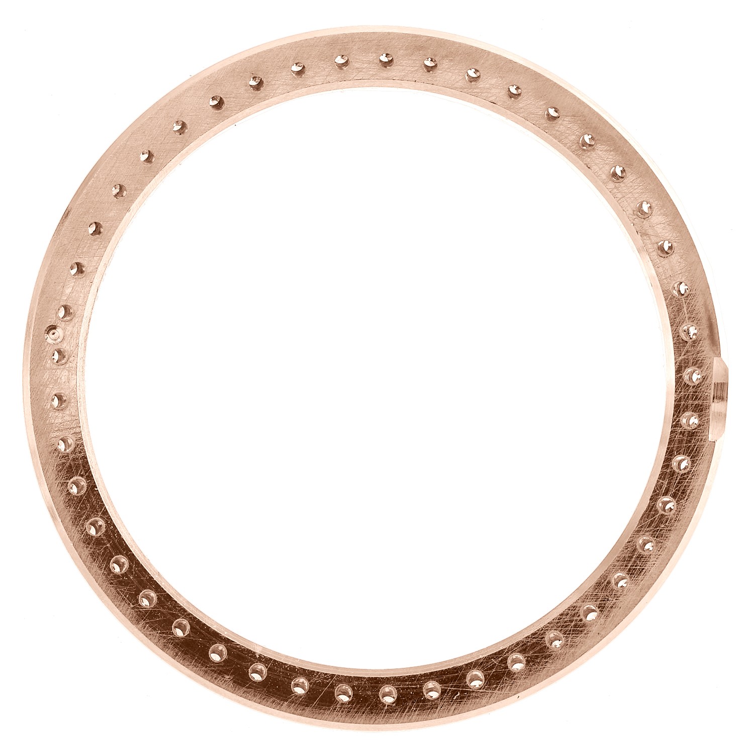 Custom U-Cut Fluted Diamond Bezel For Rolex DateJust 36 Fits 36mm Watch 0.85 CT.