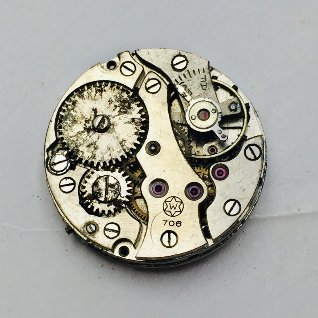 West End Watch CAl.706 Manual Winding Not Working Movement For Parts NQS66RM1