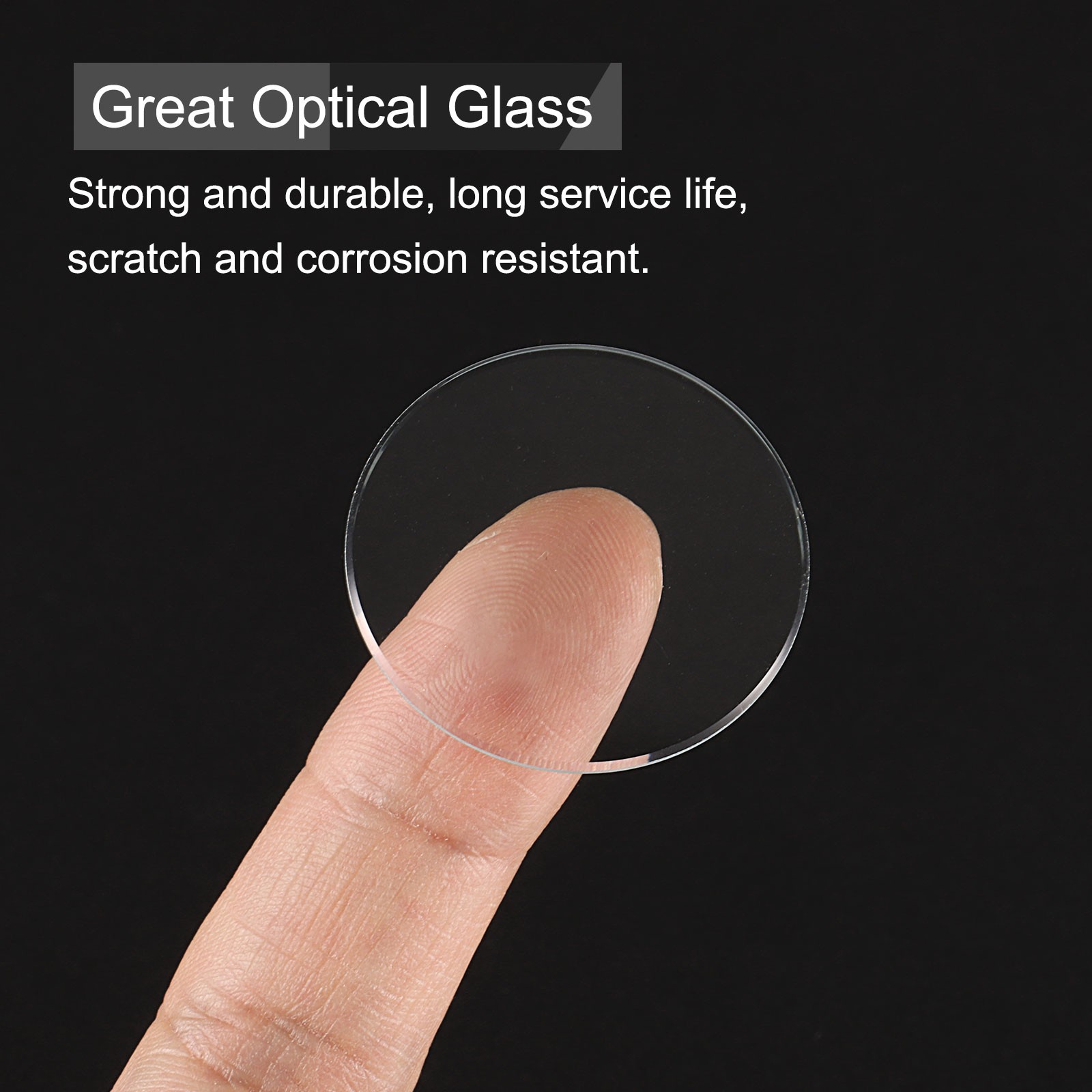 12pcs Watch Crystal Glass Lens 32mm Flat Round Glass Watch Face Crystals Lens