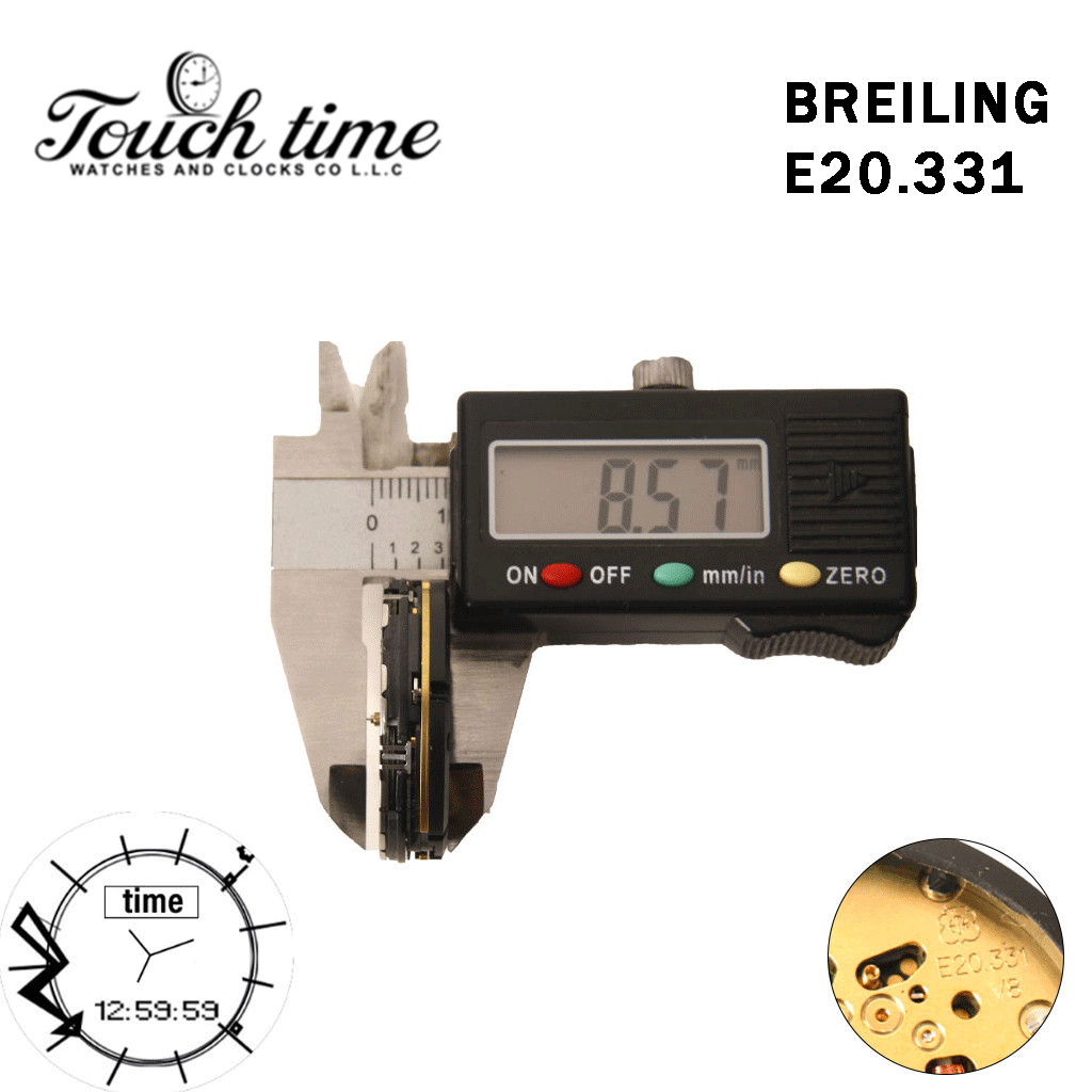 ETA E10.331 Swiss Made – For BREITLING Analog/Digital Movement-Without Stem.