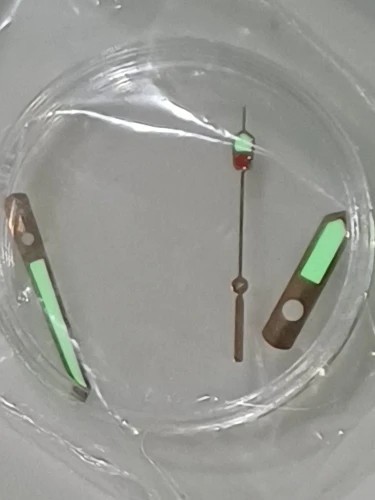 Watch Hands For NH35 NH36 NH70 7S26 Rose Gold C3 Luminous Hand Set Parts