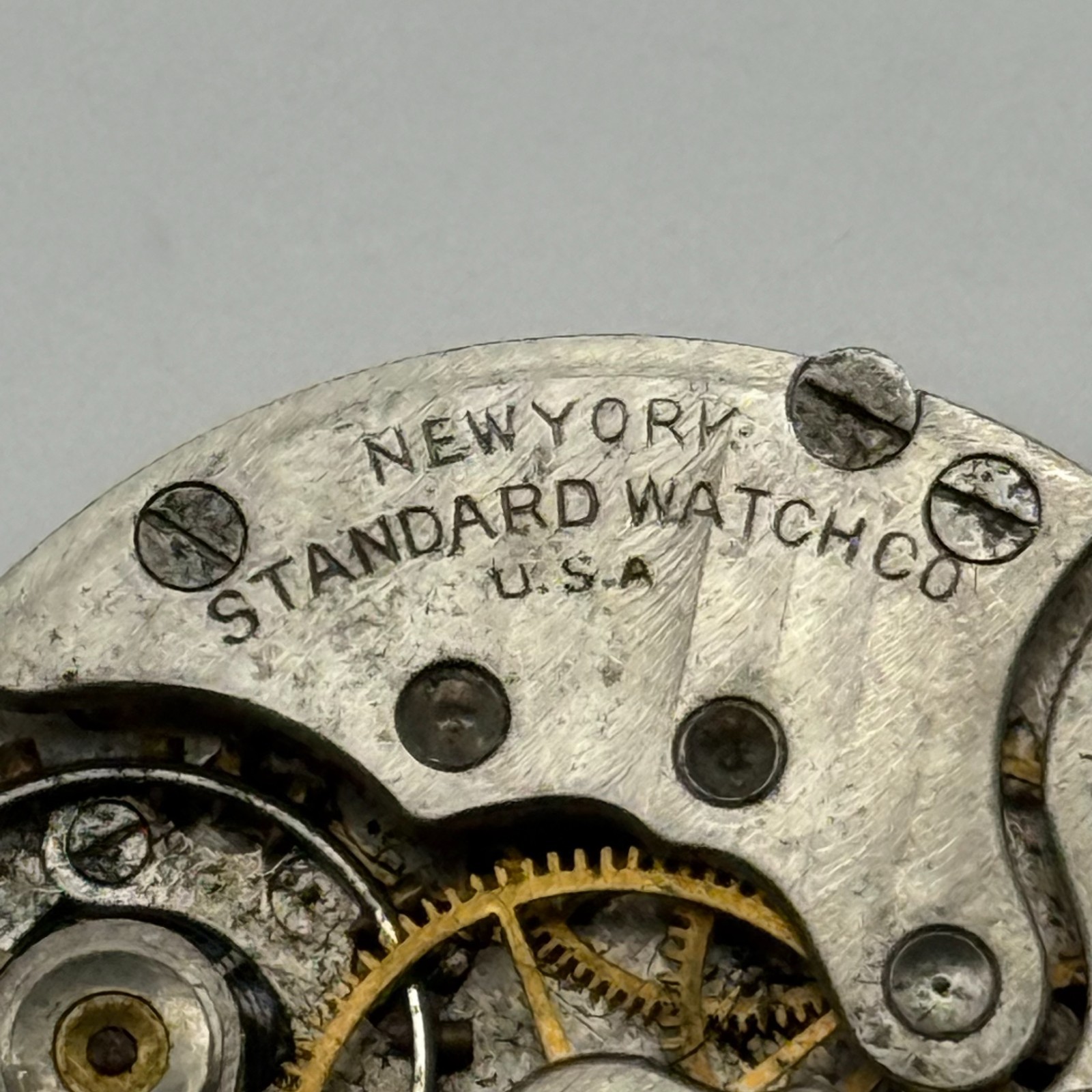 New York Standard Grade 306 Watch Movement Model BI American Antique 0s Parts