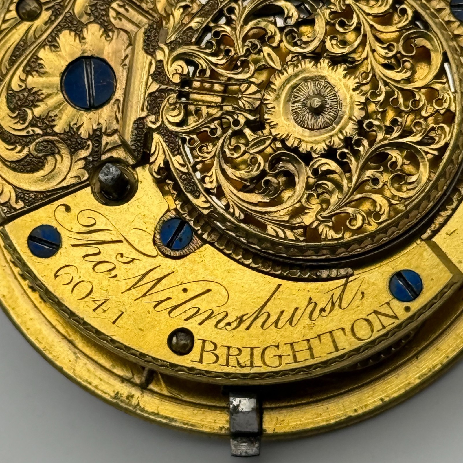 Verge Fusee Pocket Watch Movement – Thomas Wilmshurst Brighton – Parts / Repair