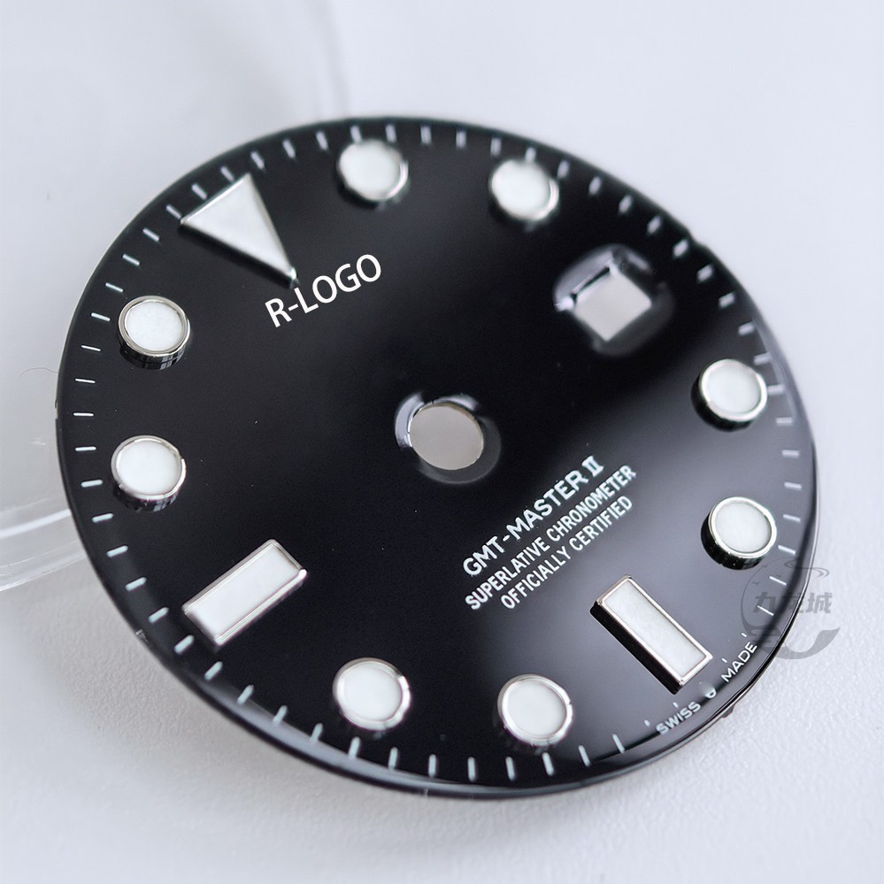 Dial For GMT 40mm Literally Adapt 3186 Movement Luminous Dial Literally