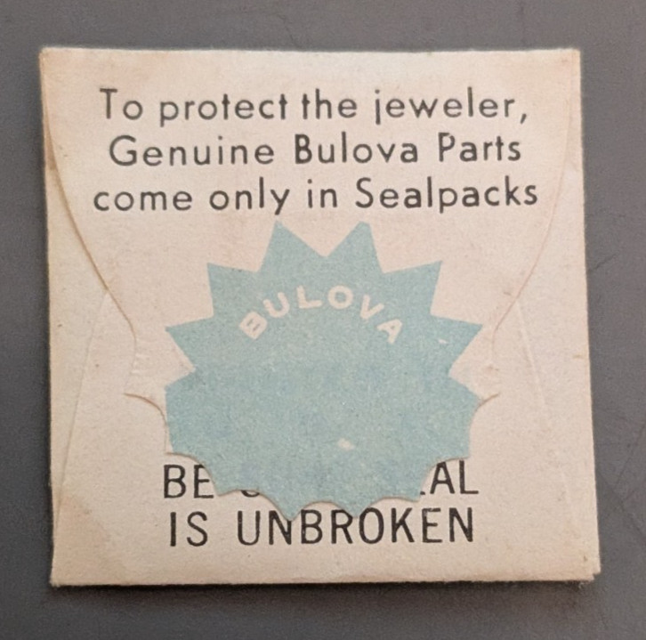 NOS Bulova Cal. 3AE – Upper & Lower Shock Resistant Spring Part# 111F 112F