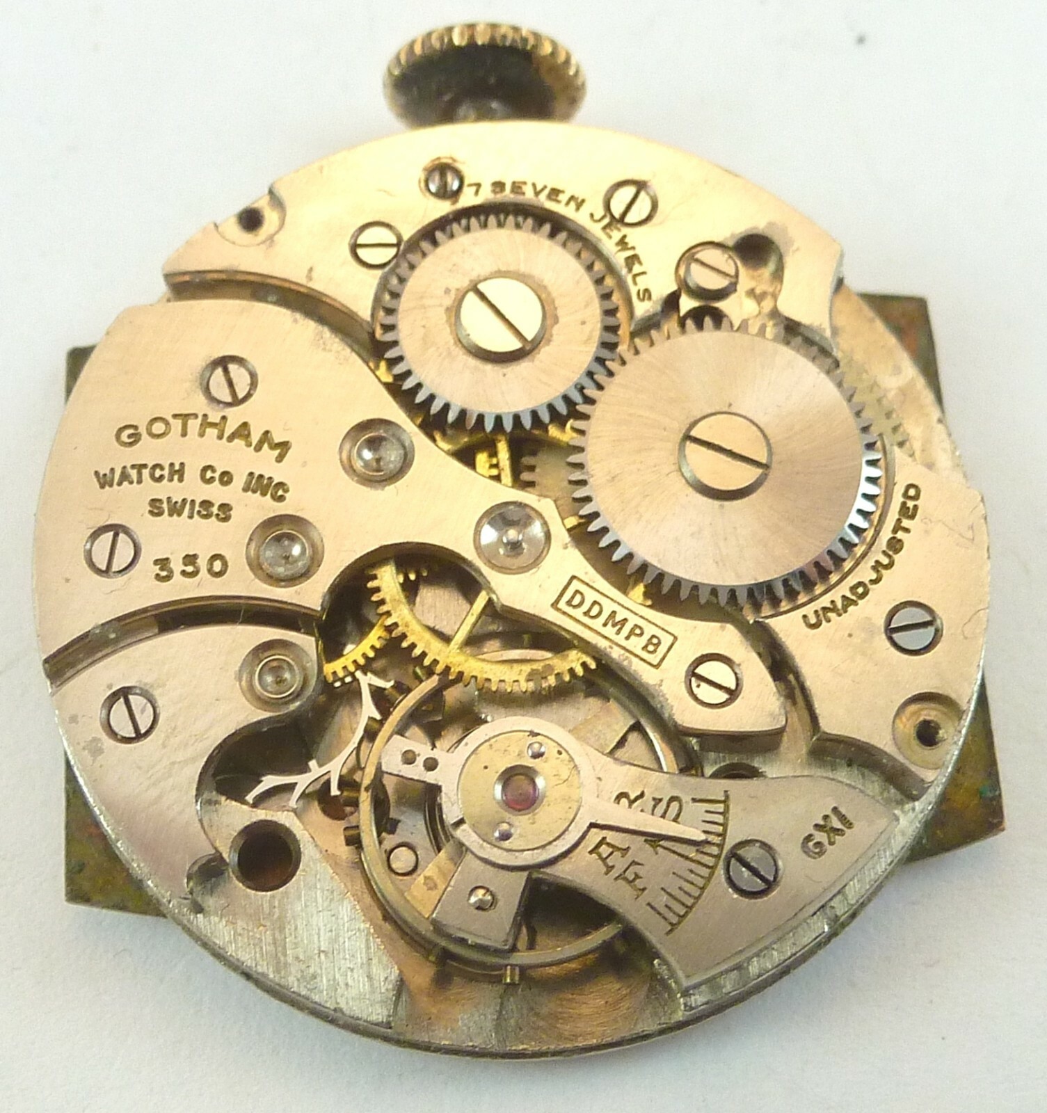 Gotham 350 DDMPB Mechanical Wristwatch Movement – Part Repair