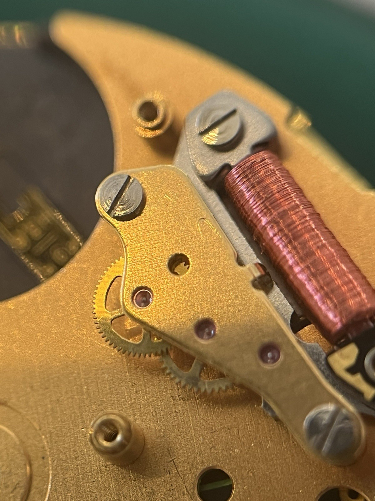Partial ETA 251.272 Quartz Chronograph Movement Movado 22j