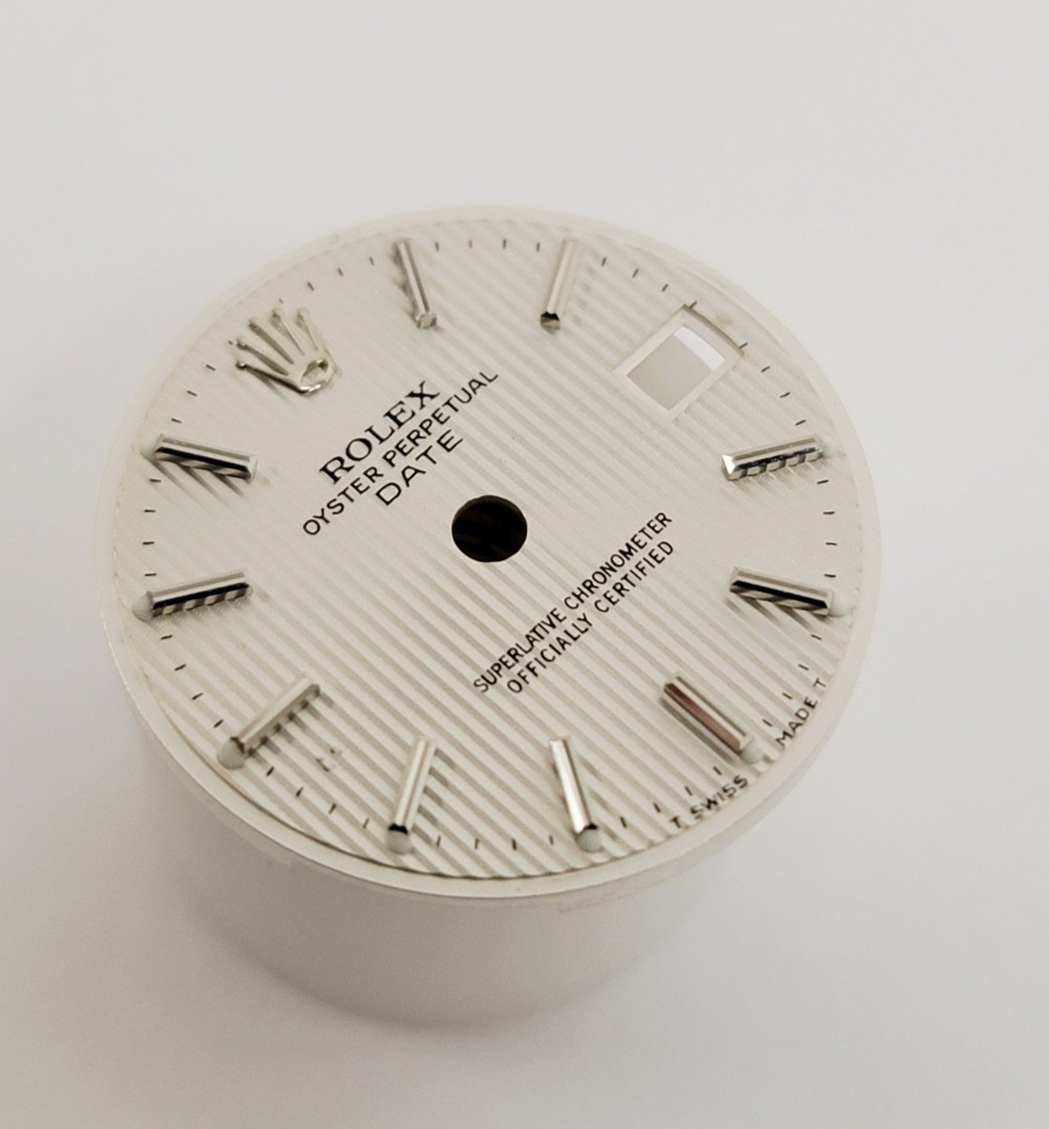 Genuine Factory Rolex Dial Silver WG Stick 26mm Date 6917, 69240, 69170, 79174