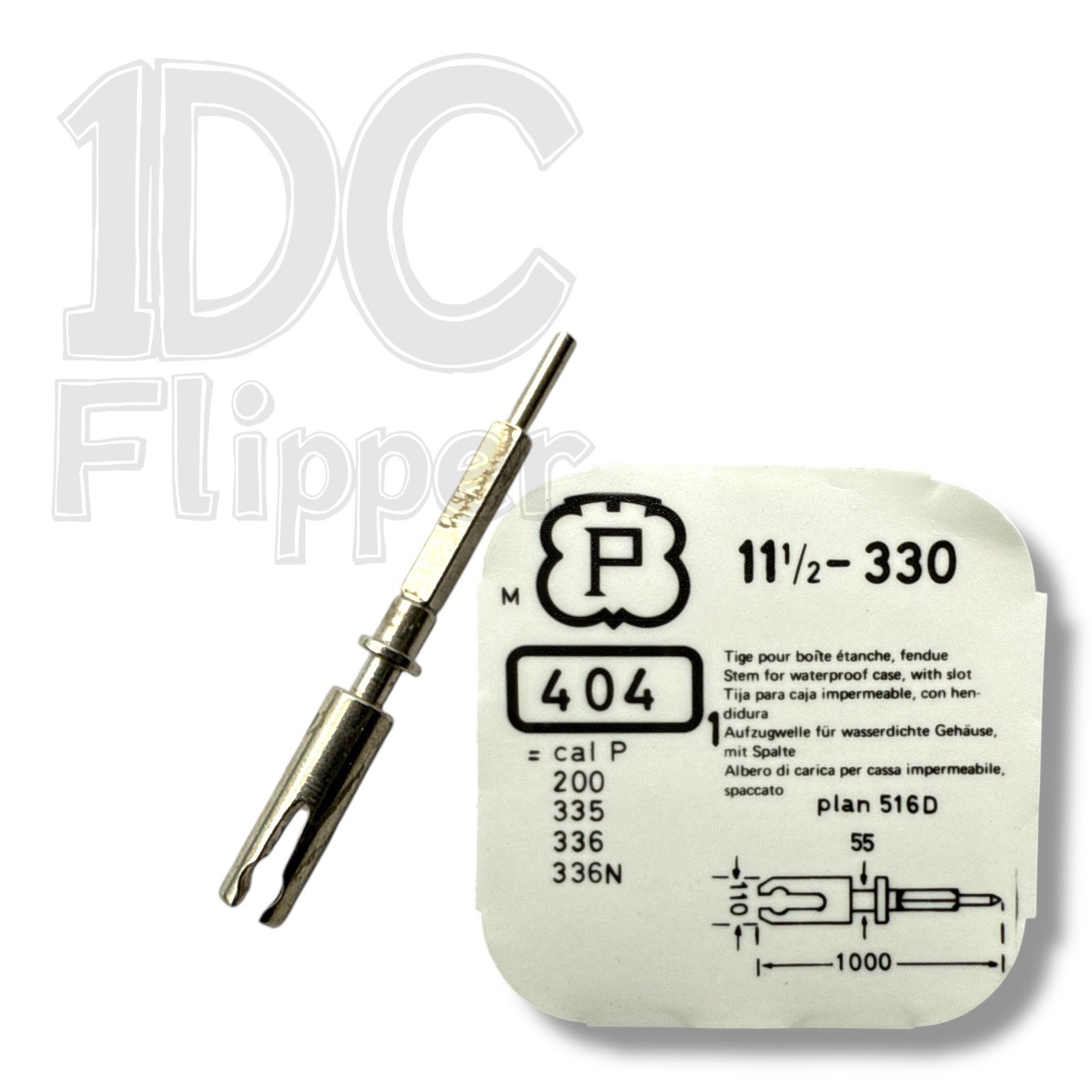 Peseux 330 SPLIT STEM Female BestFit 360/100, 10.0mm, Fits Multiple Read List!