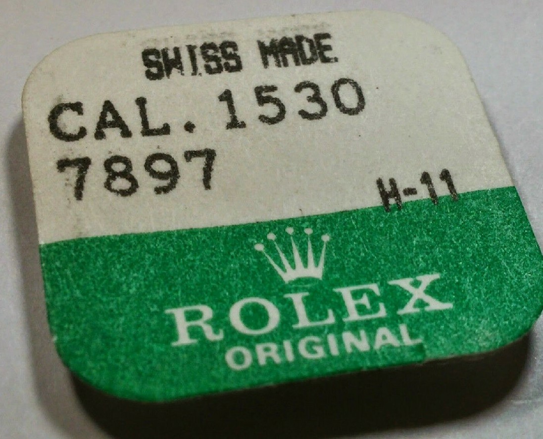 Rolex 1530 7897 case screws, head flat SEALED with 5 inside. Genuine NEW