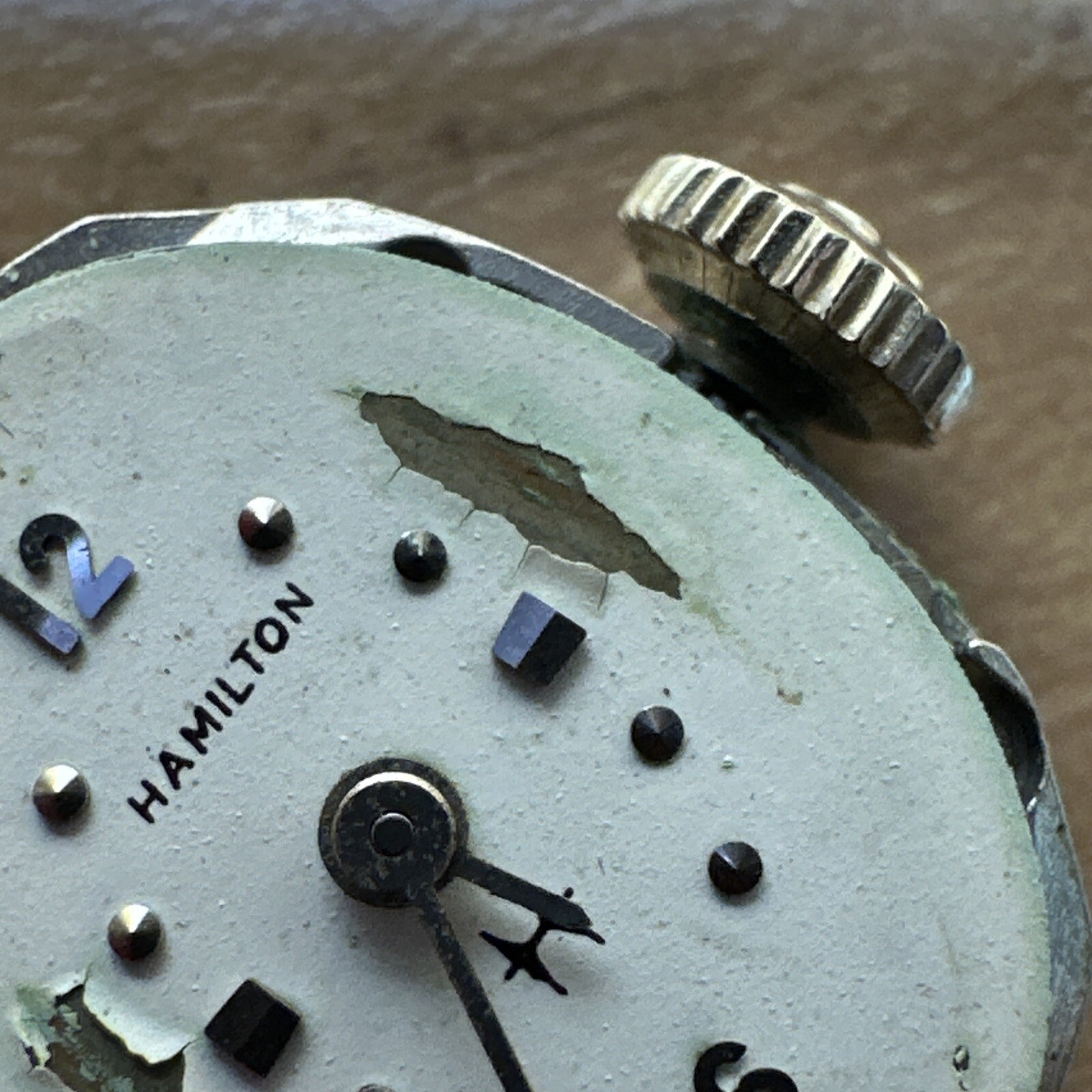 Hamilton Dial W/Movment 22J Ref 761 As Is H92