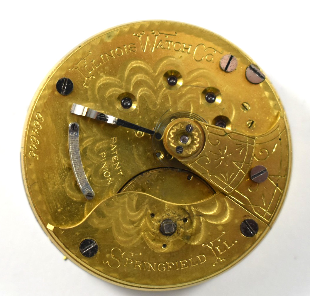 Vintage Illinois Grade 2 18s 11J Incomplete Pocket Watch Movement lot.wg