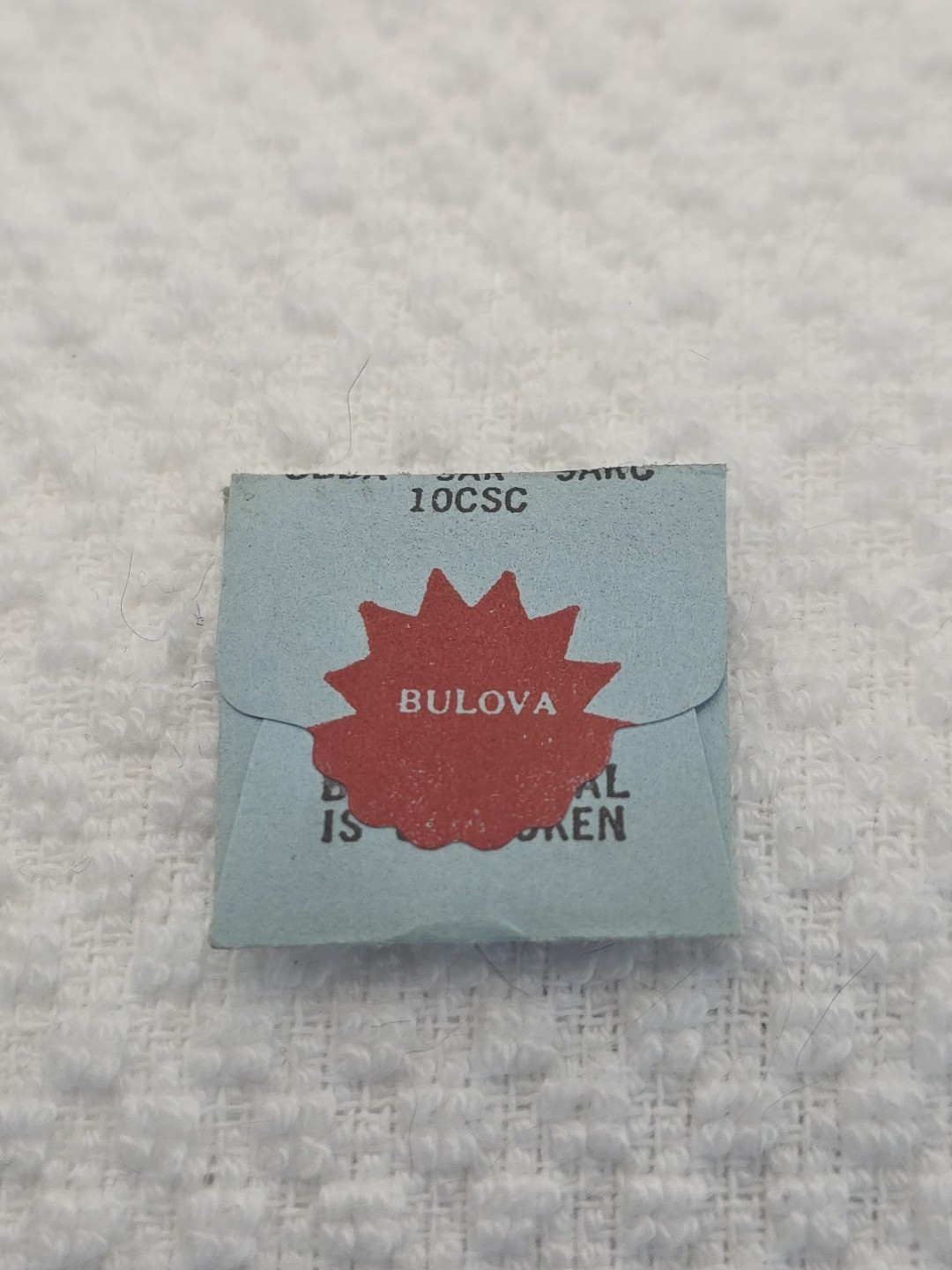 Bulova 10CMC 10CSC 9AR 9ARC – Part #304 – Self Winding Click Spring NOS