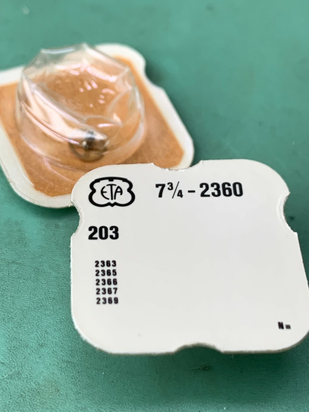 ETA Cal 2360 – 2369 Part 203 Intermediate or Second Wheel NOS