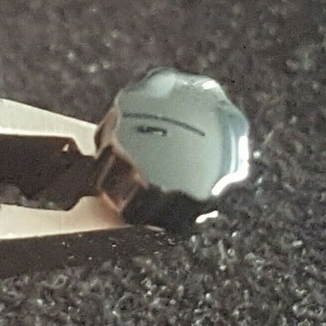RADO Water Resistant Black Ceramic Cap Crown Part Number 48-072