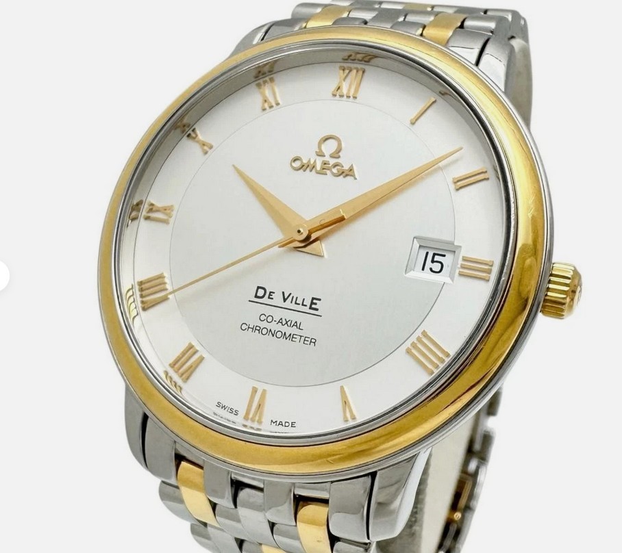 Genuine OMEGA De Ville 4374.31.00 Coaxial Stainless Steel Watch Case 168.1057