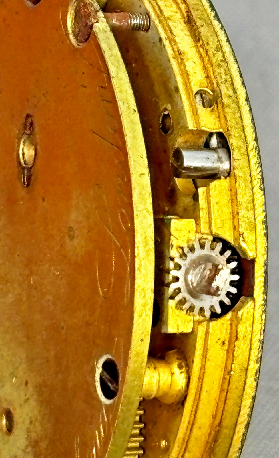 Antique English Lever Pocket Watch Movement Wright & Craighead for Restoration