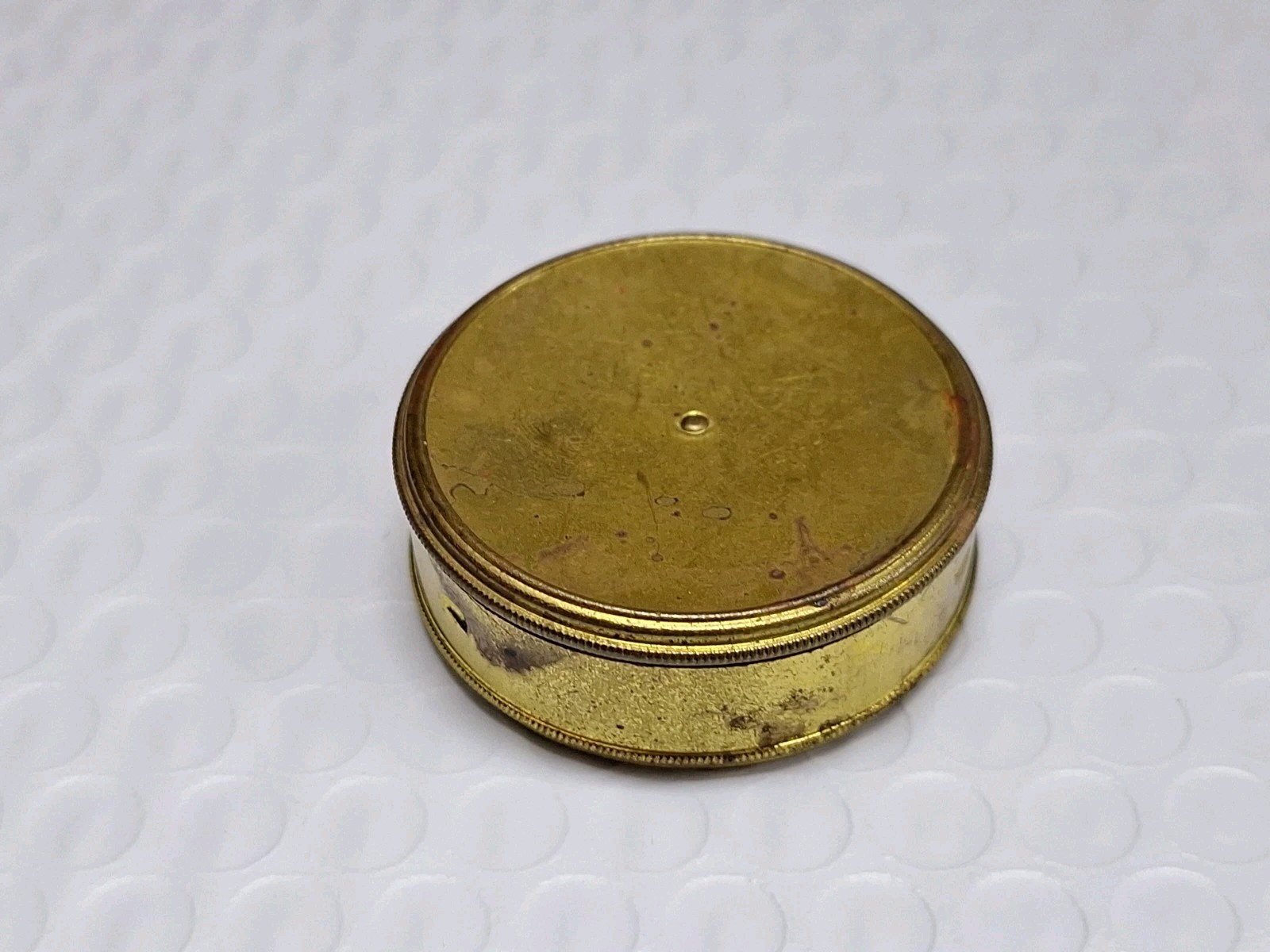 American Waltham Watch Co. Pocket Watch Movement Holder Container Tin 16s EMPTY