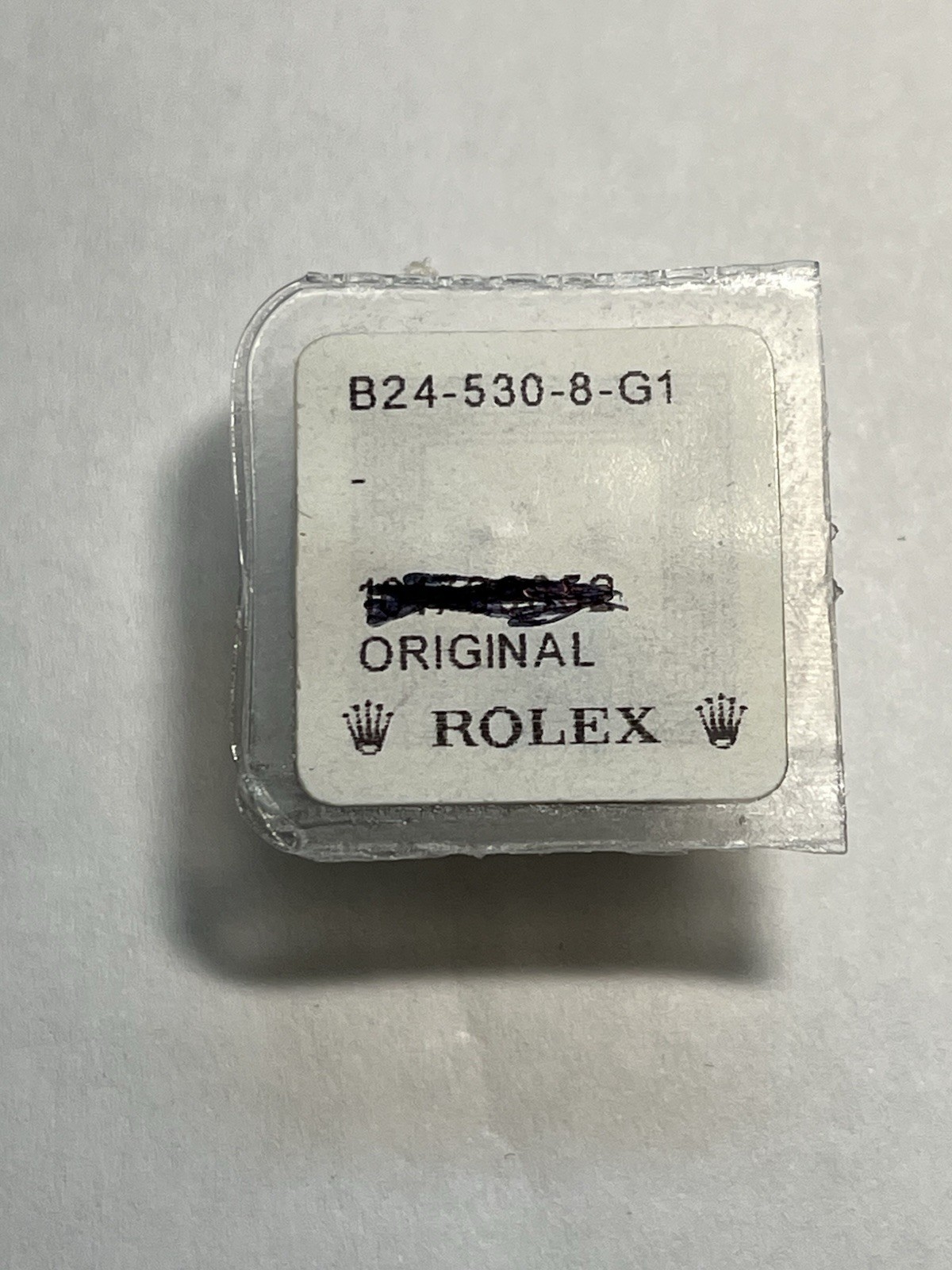 Rolex 24-530-8 Crown, Genuine, Yellow Gold, Factory Sealed