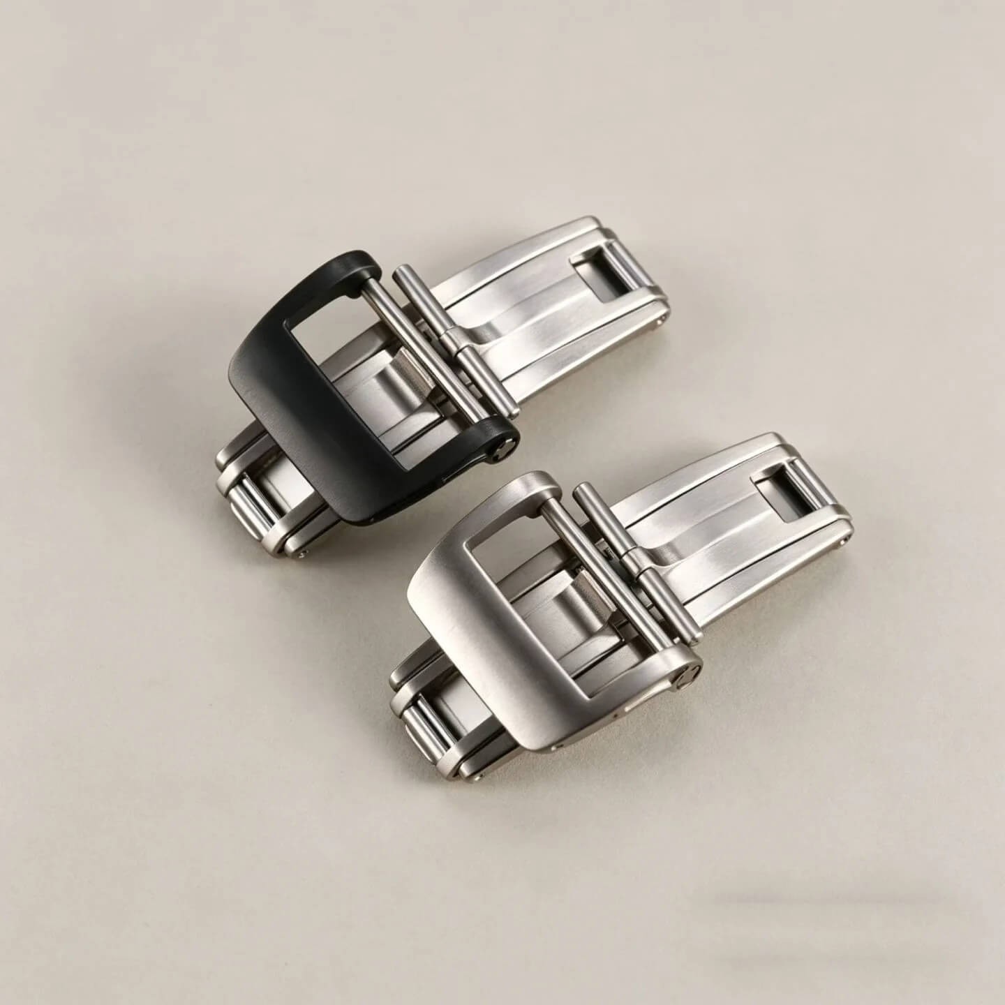 Titanium 18mm Deployment Buckle Fits Richard Mille RM 011 030 035 Rubber Strap