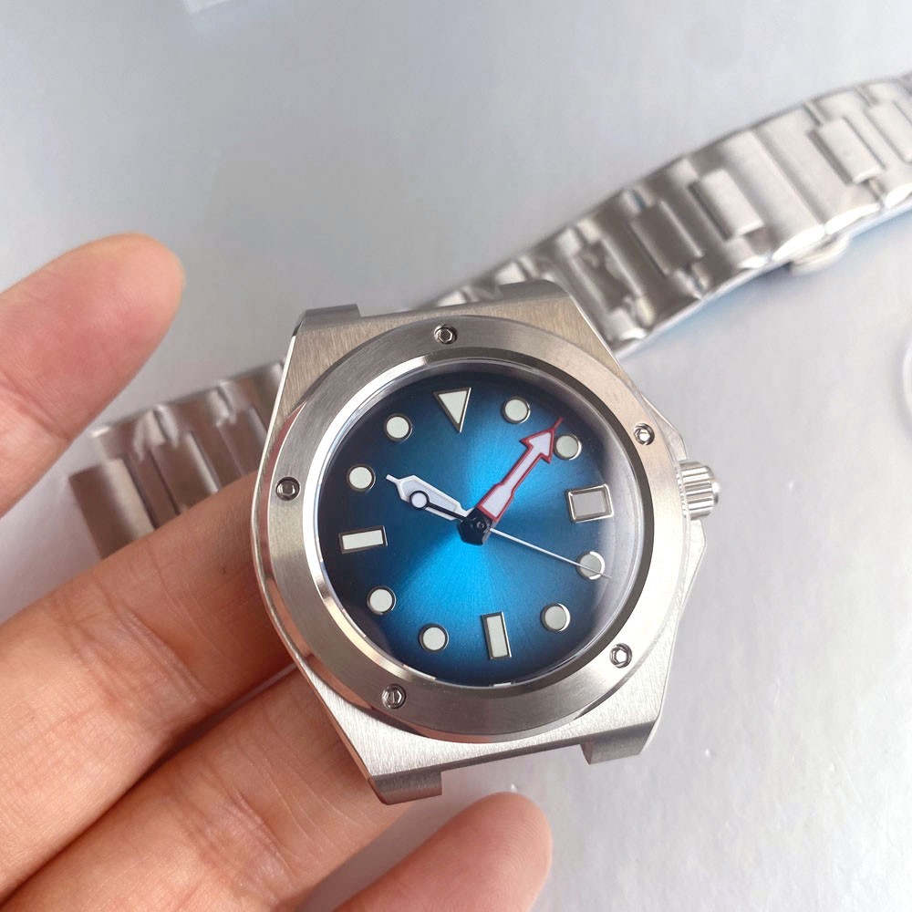 20ATM Diver Engineer Watch Case Sapphire Glass 29mm Date Dial For NH35 ETA2824