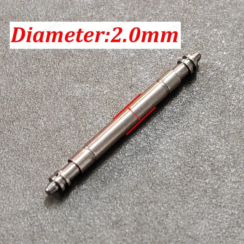 Strong Spring Bars 1.5-2.0mm 316L Stainless Steel Durable Link Pins for Watches