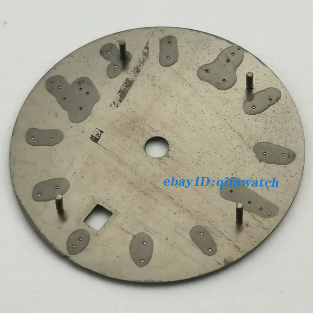 31mm gray/blue/black sterile watch Dial with Hands Fit ETA 2824 2836 Movement