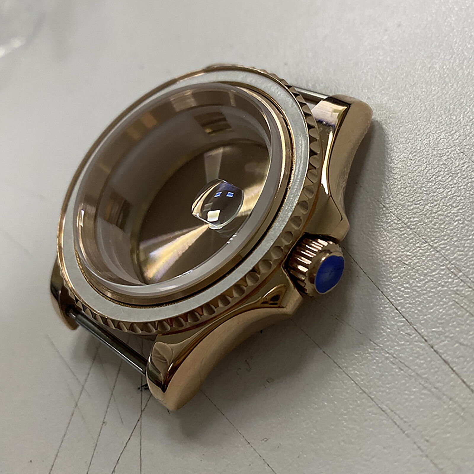Stainless Steel Watch Case for 8200 8215 Mingzhu 2813 Movement 40MM Yacht Rose