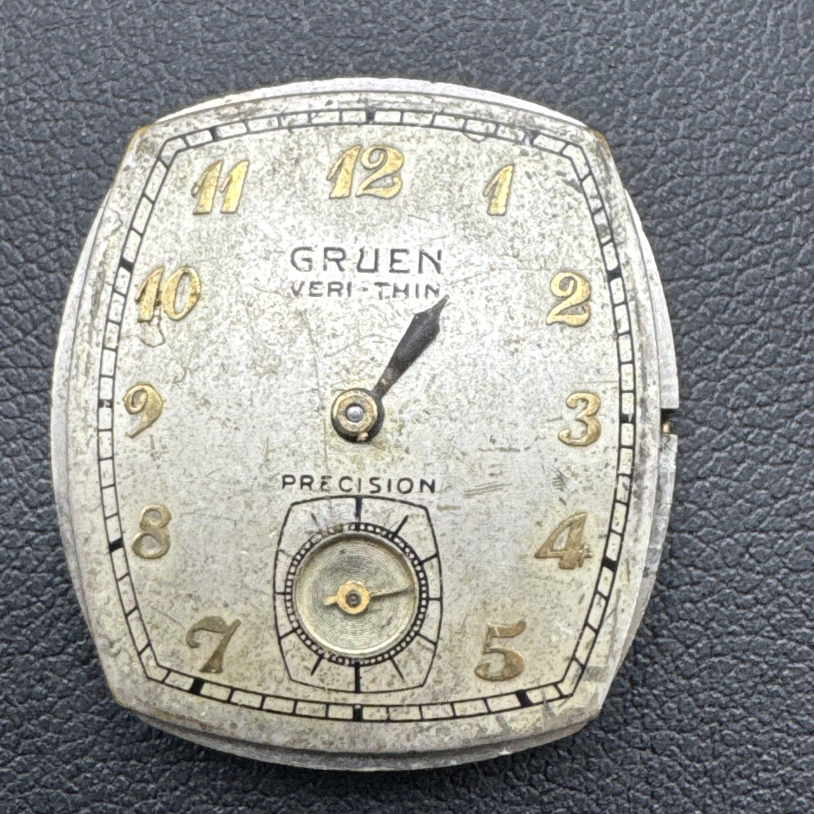 Vintage Wind Up Men’s Watch Movement Gruen Veri-Thin Precision
