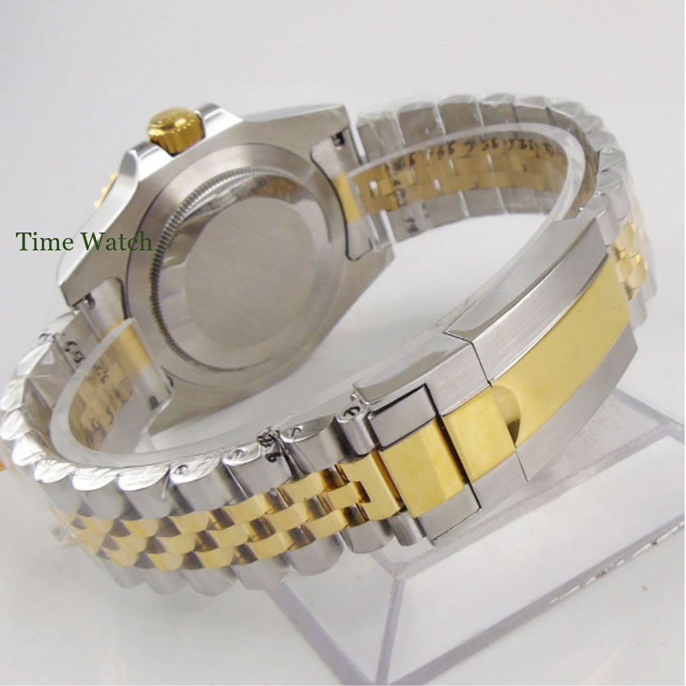Golden Sapphire Watch Case Fit NH35A Miyota 8215 2813 ETA 2836 PT5000 39mm/36mm