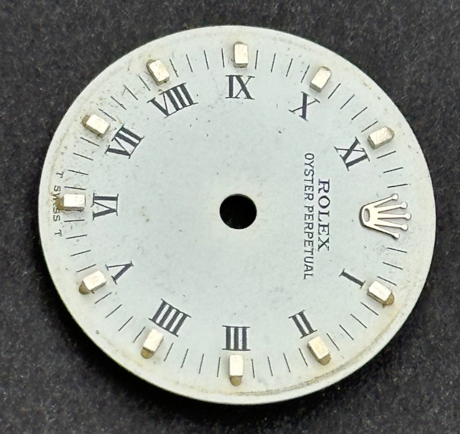 Vintage Rolex Ladies Oyster Perpetual Watch Dial For 24mm No Date