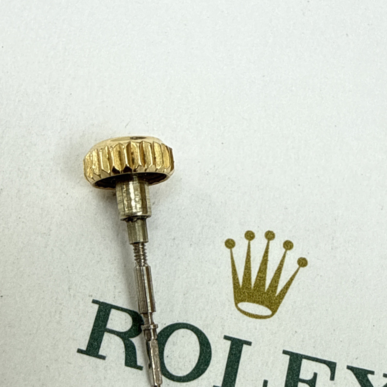GENUINE Rolex 1555 1556 7869 Stem With Crown Perfect Working Condition
