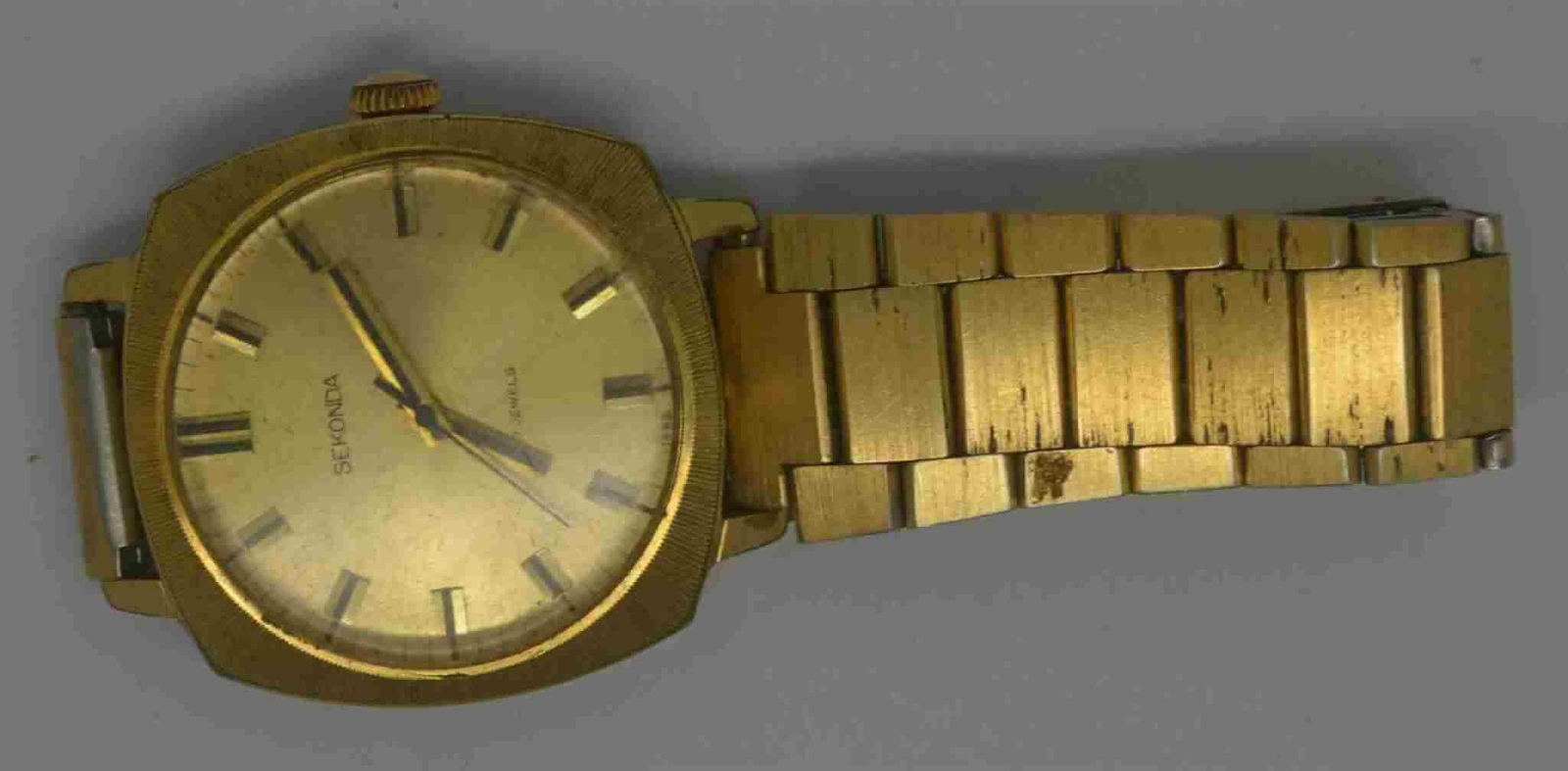 Vintage SEKONDA Gold Plated Watch. Cal: 2409A. Ready To Wear
