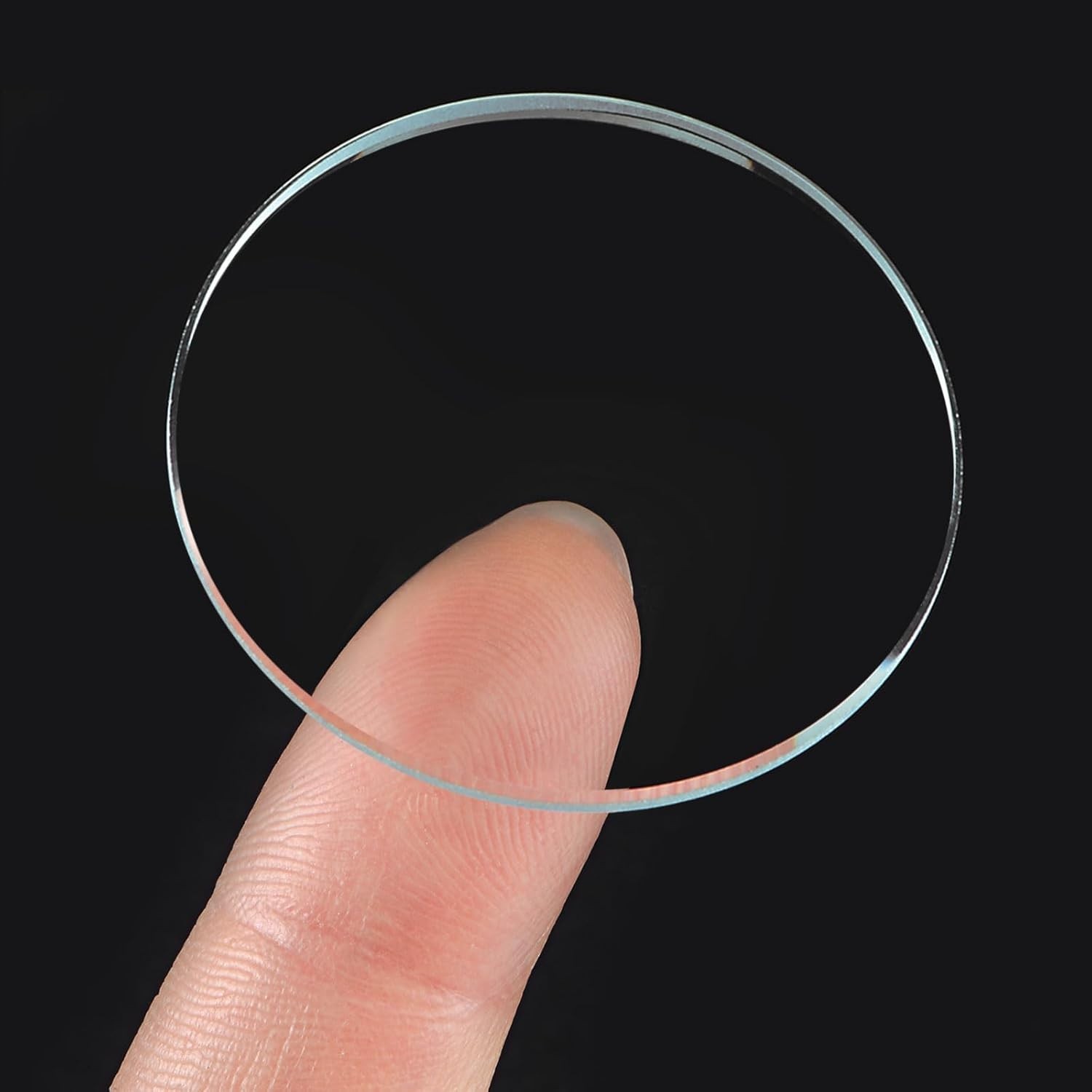 6-Pack Watch Crystal Lens Glass 35mm Dia. Round Flat Mineral Replacement Part…