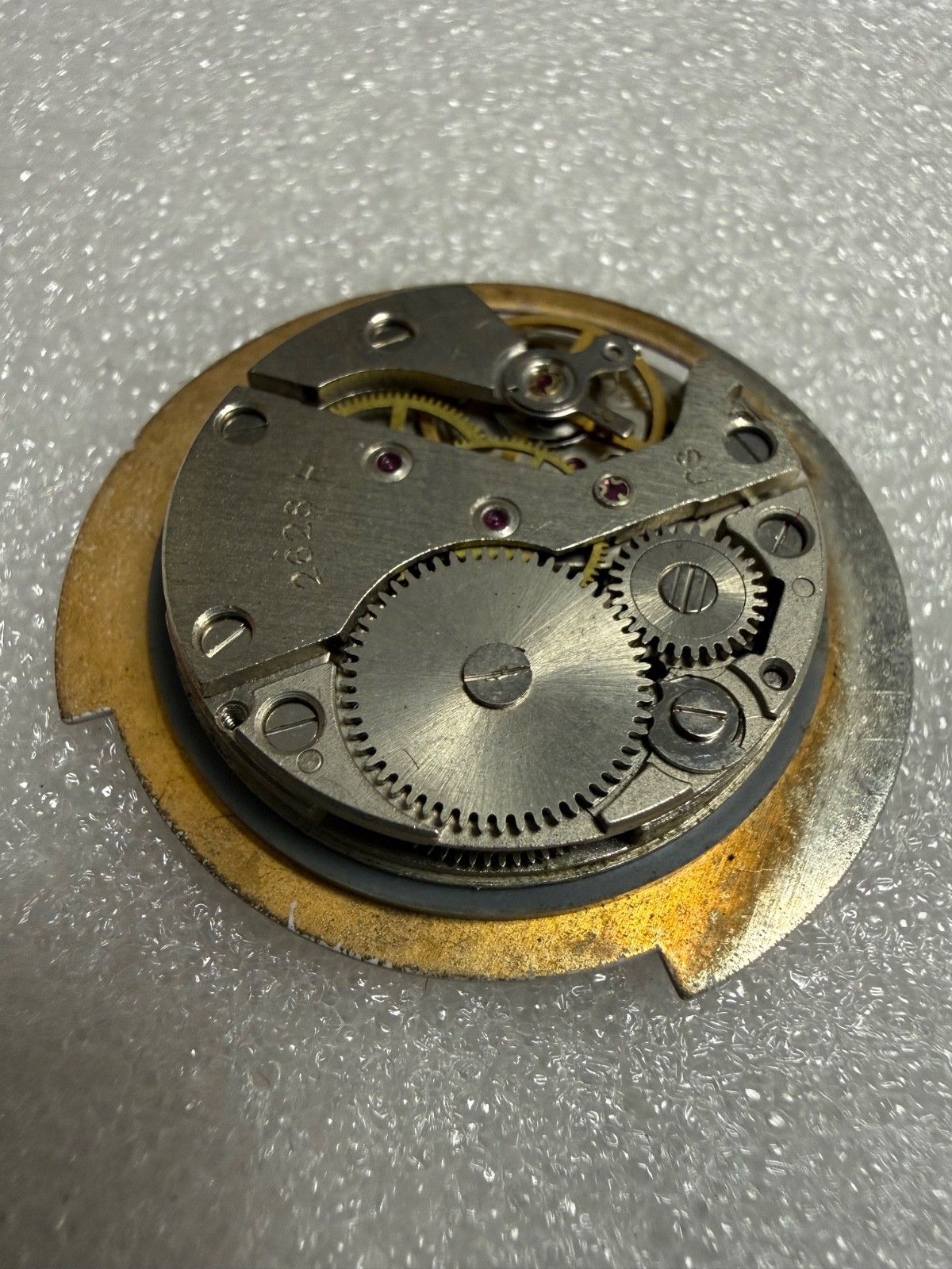 Watch movement USSR Raketa Cal.2628.H. plus Dial. For parts .