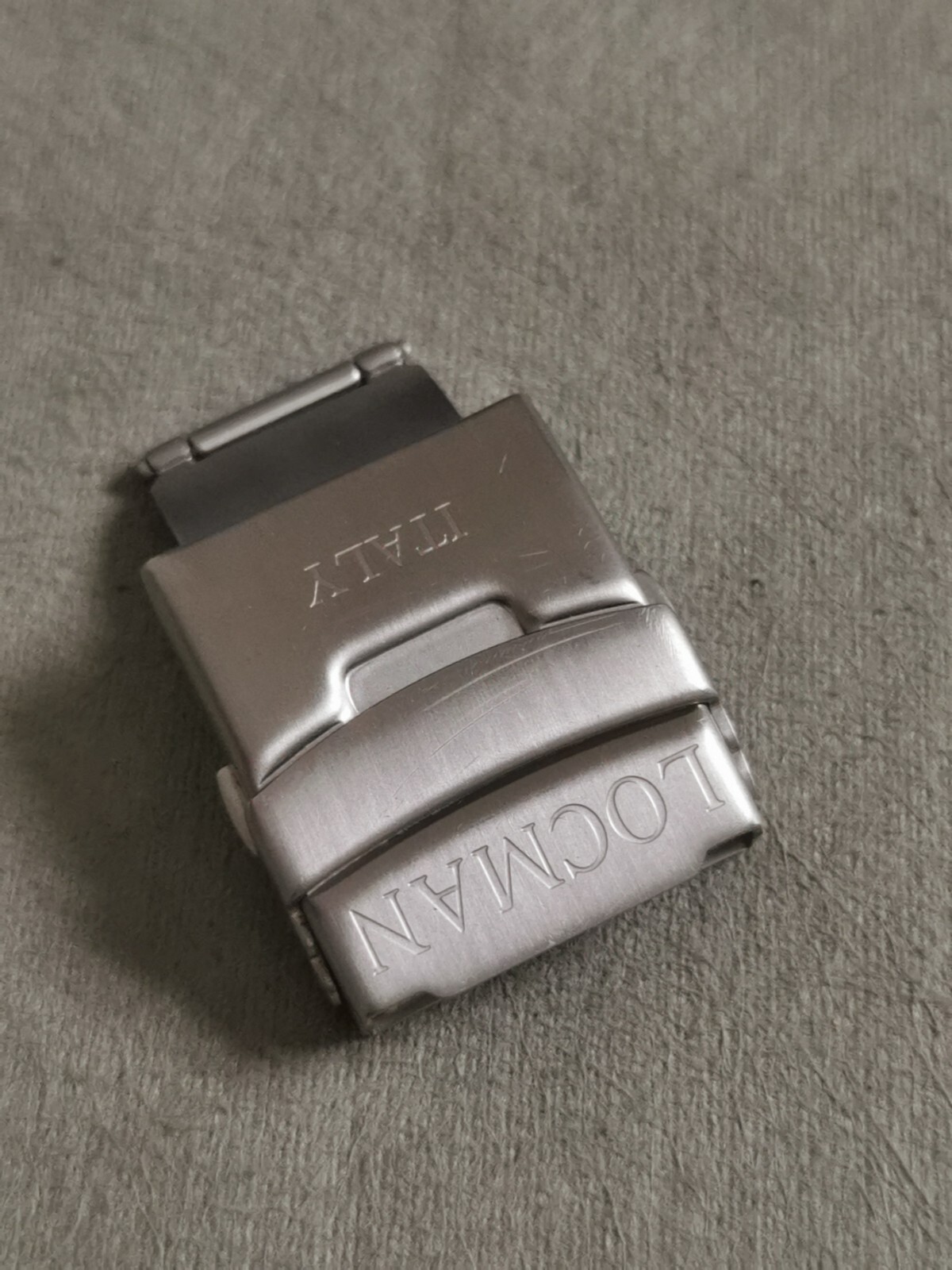 Locman vintage stainless steel deployant deplo buckle mm 24 newoldstock