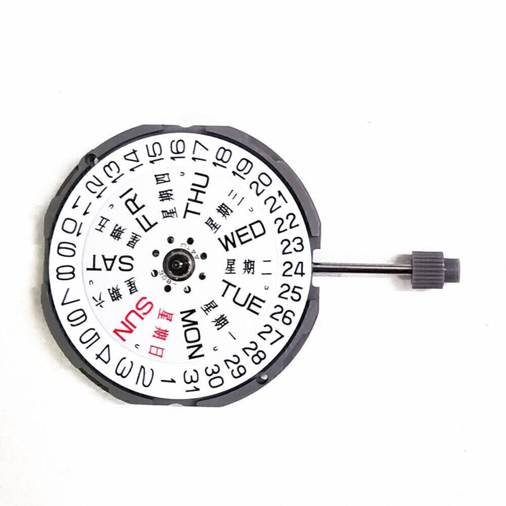Durable Quartz Watch Movement Sliver 3 Hands Replacement For MIYOTA GM02 GM00