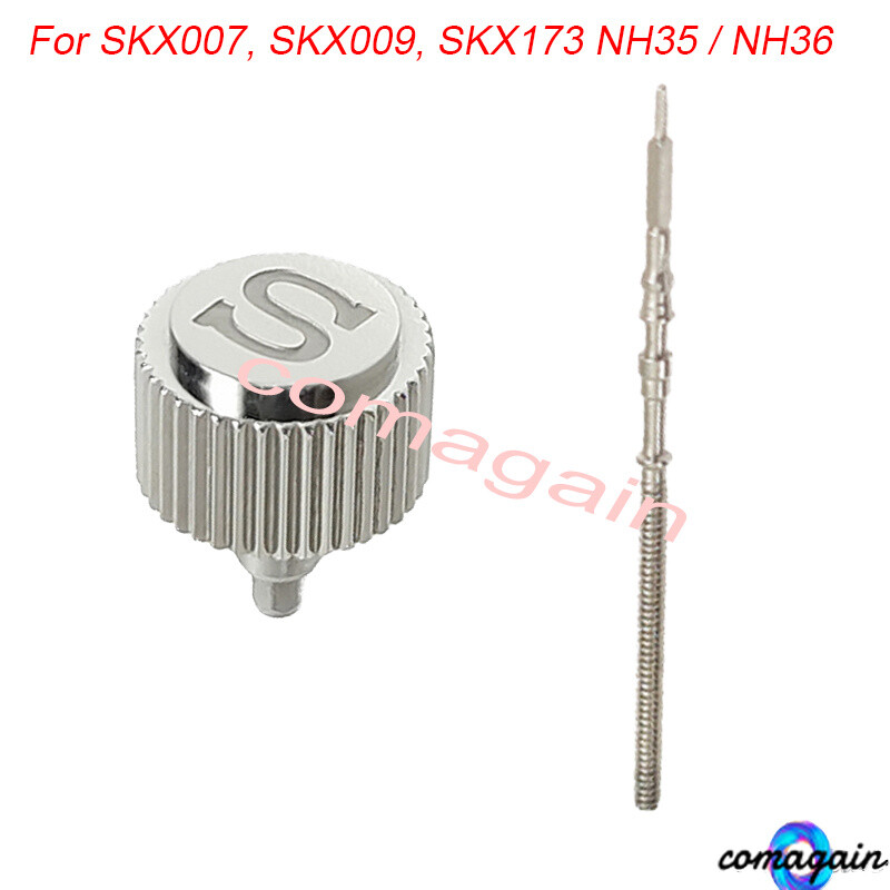 1*For Seiko SKX007 SKX009 Series NH35 NH35A NH36 NH36A Movement Watch Crown&Stem