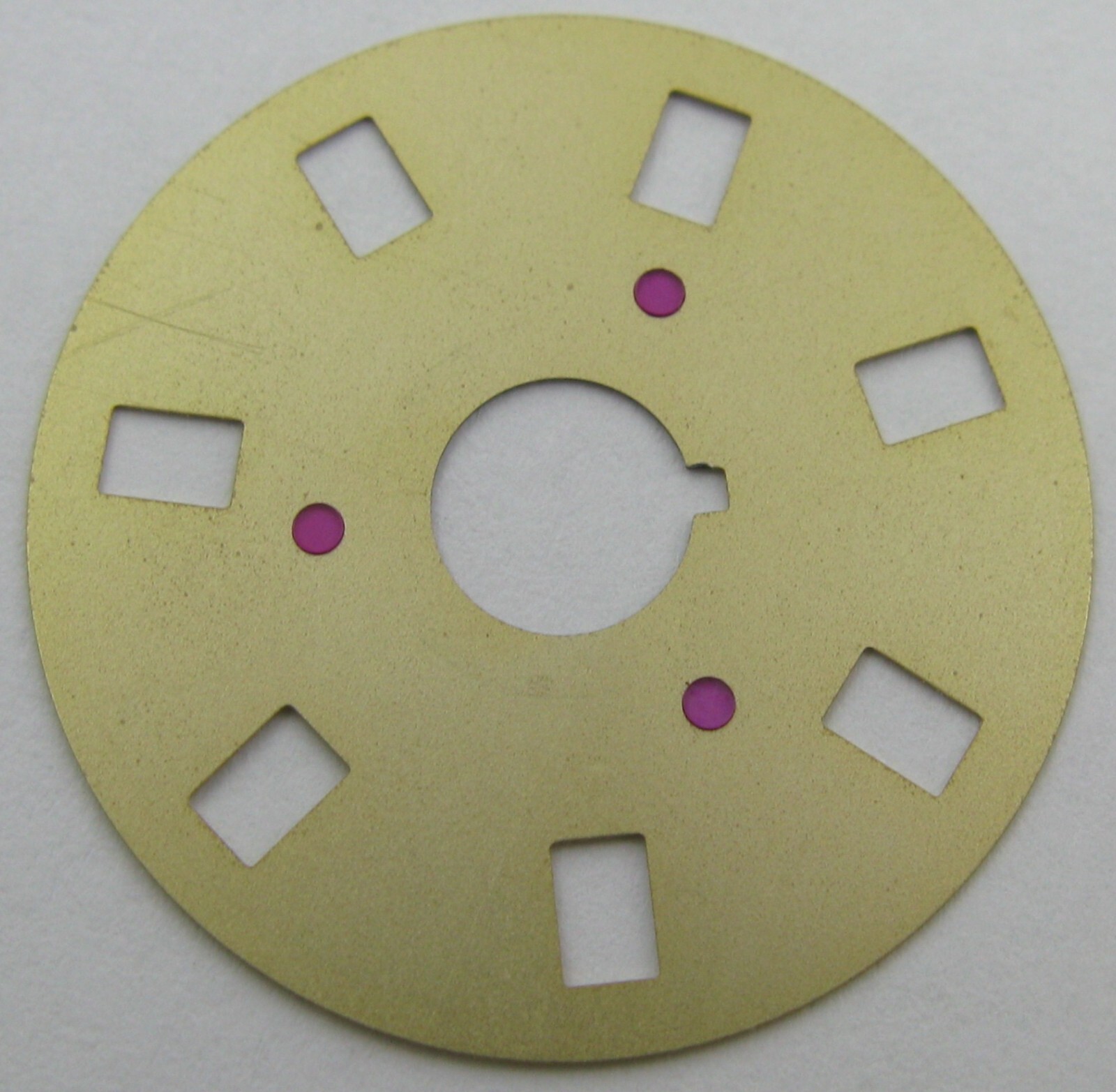 genuine Rolex watch 3055 part calendar day disc in Spanish 5135 champagne