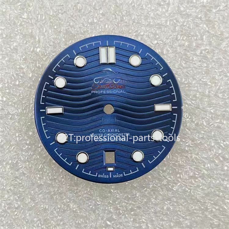 DIY 31mm Luminous Watch Dial Suitable for 2836 / 8215 Movement Seamaster 300