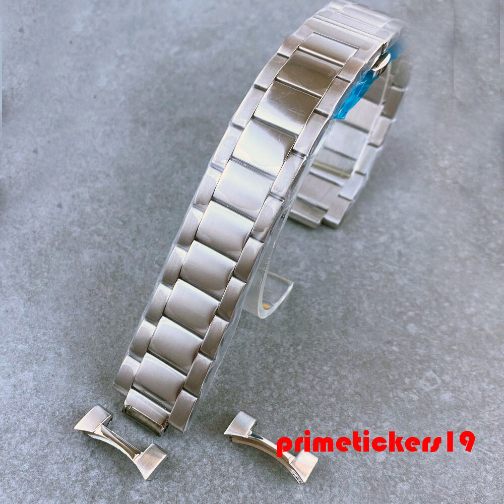Double Domed Sapphire 40mm Dive Watch Case Bracelet Fit NH34 NH35 ETA2824 PT5000