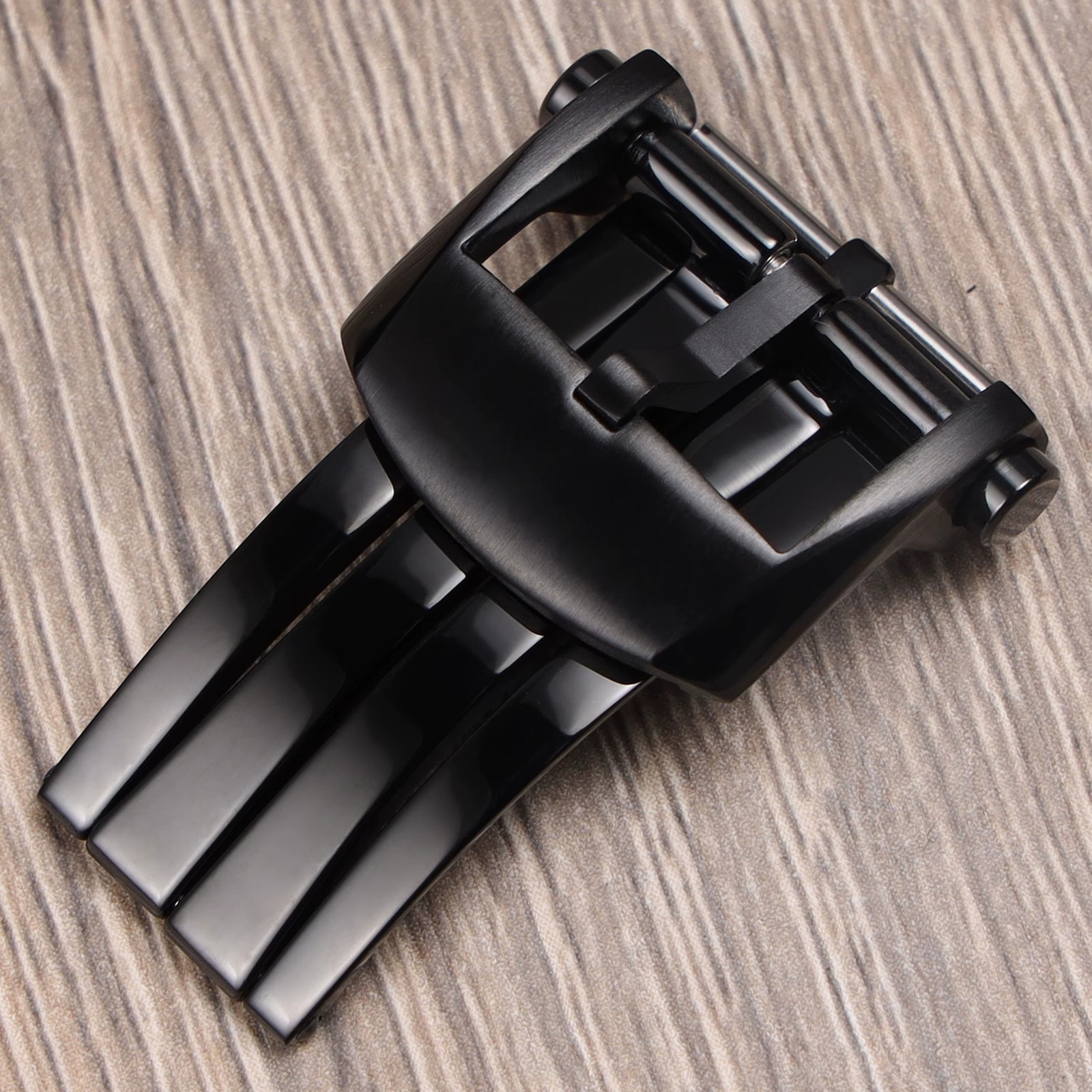 22 18 20mm silver black rose gold solid stainless steel deployment watch clasp f