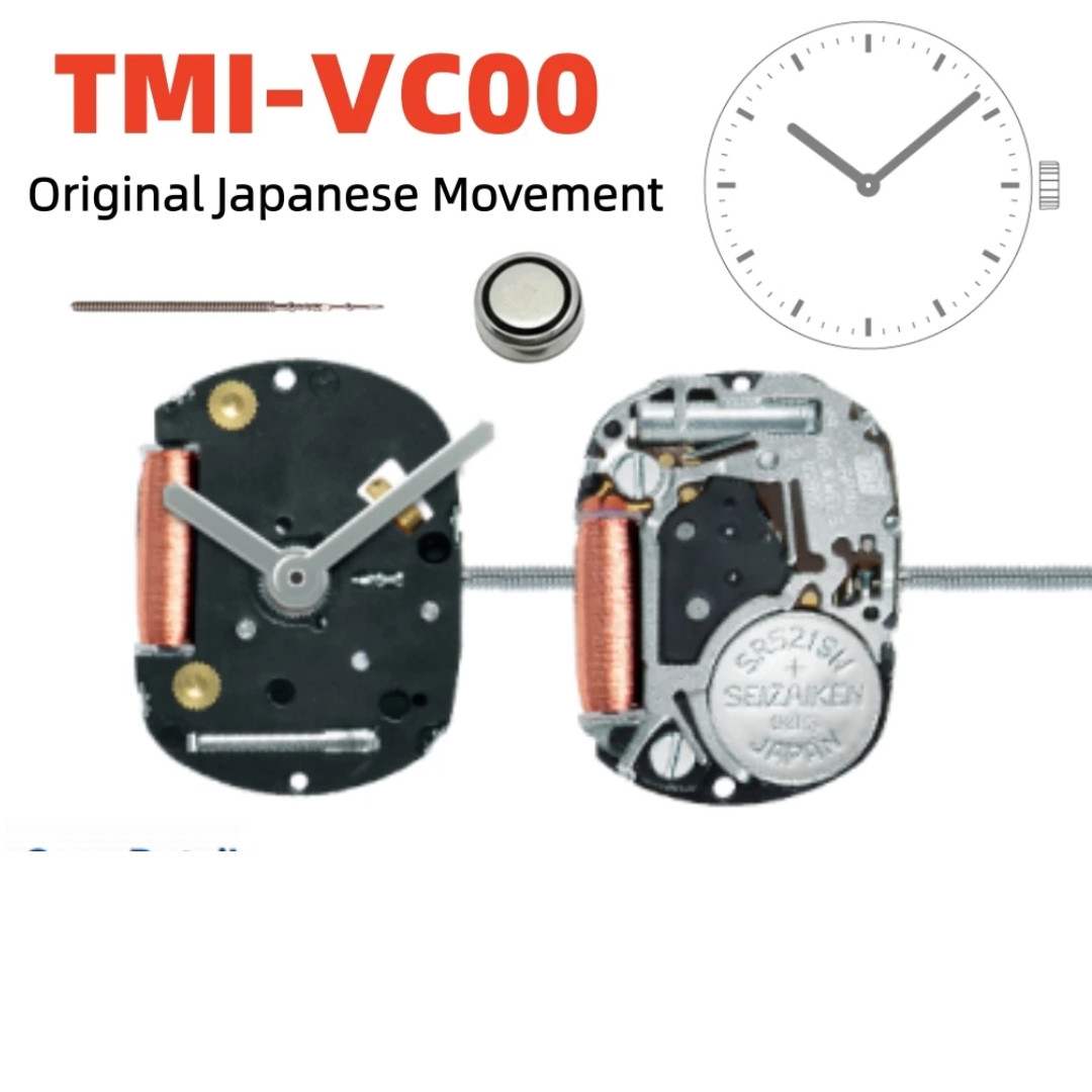 Original Japan VC00 Quartz Watch Movement Dual Time Repair Replacement Part