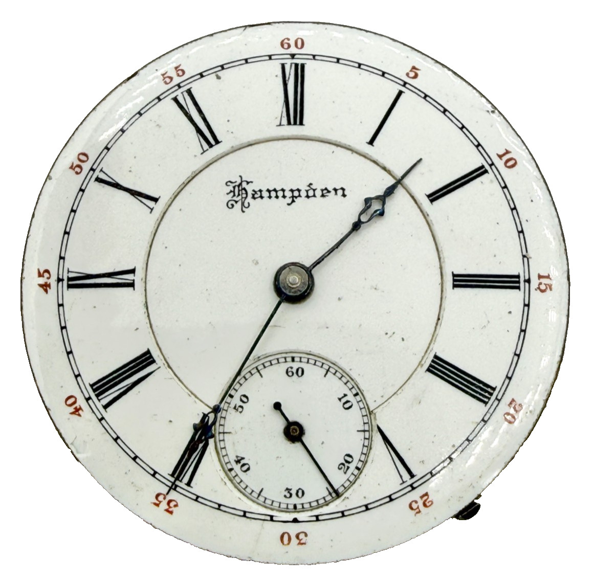 Antique 1899 Dueber Hampden 6s 15j Grade 213 Pocket Watch Movement