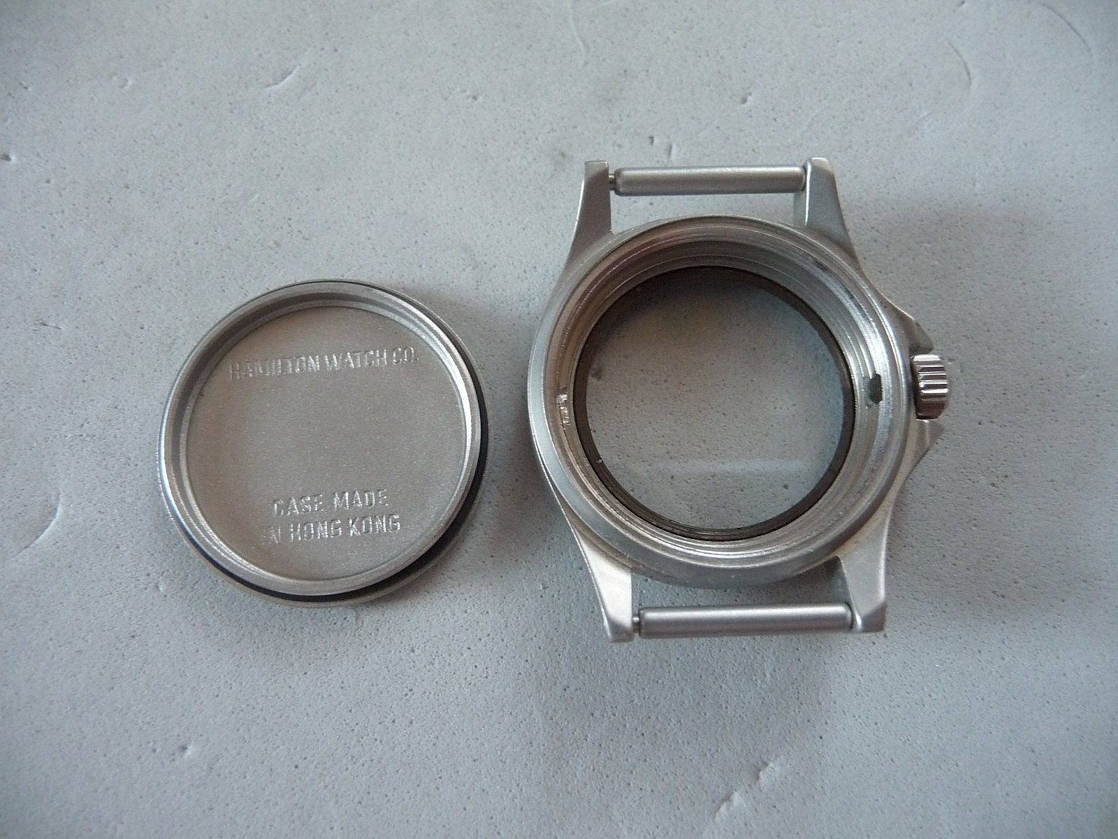 Vintage Hamilton Khaki LL Bean Lady’s Steel Watch Case with Crown 9929