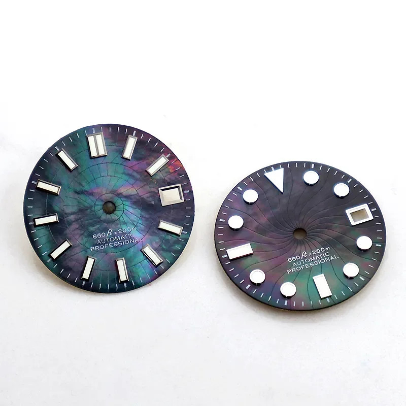 28.5mm Dial Natural Mother shellfish MOD Series BGW9 C3 Lume NH35NH36 Movement