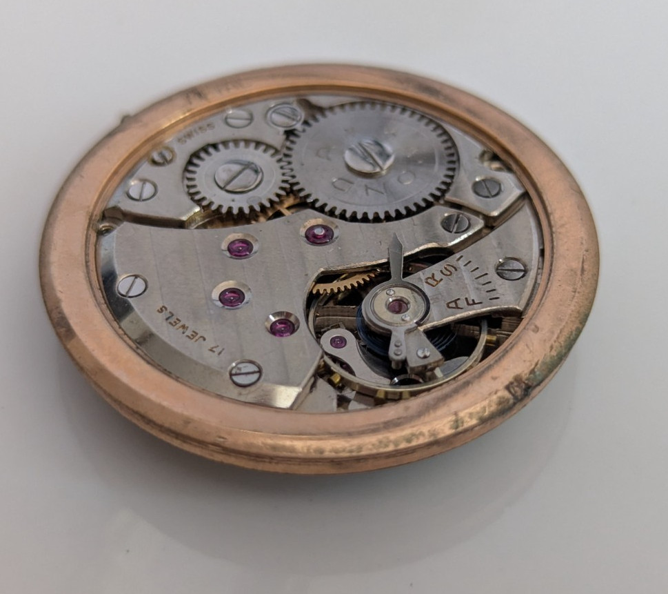 Mondia 17 Jewels Swiss Antimagnetic Watch Movement 33x33mm Parts Repair Dial