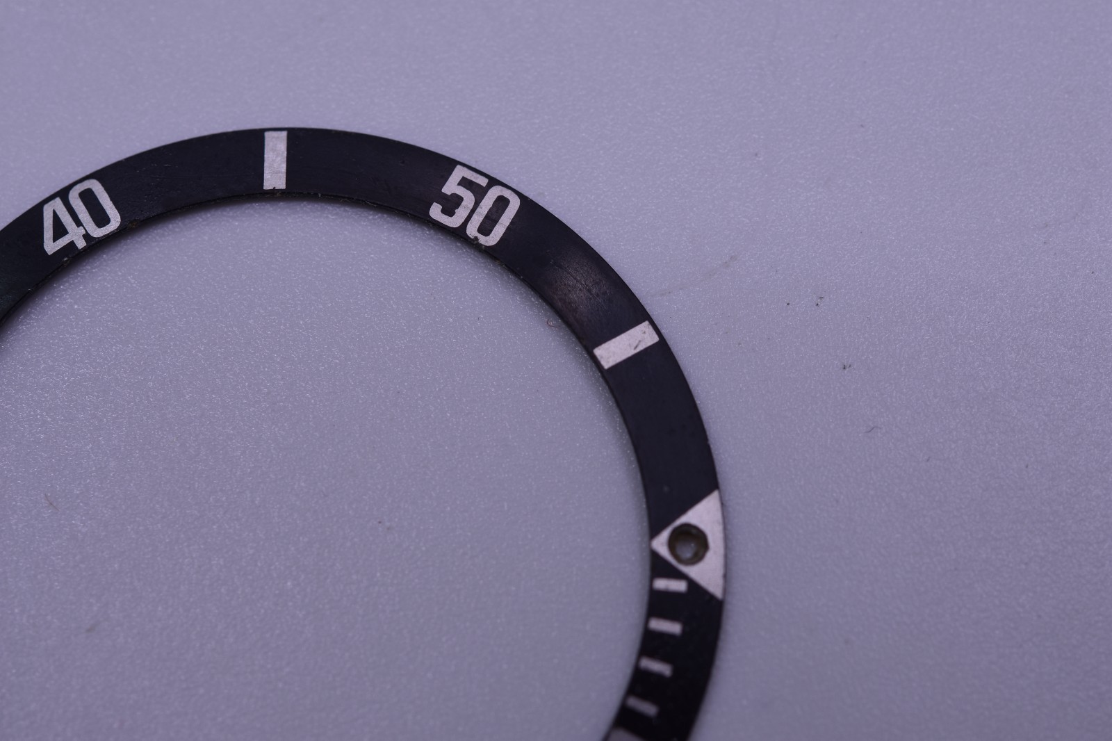 Vintage Rolex Submariner 5513 5512 5508 1680 MK2 Long 5 Fat font dark Insert