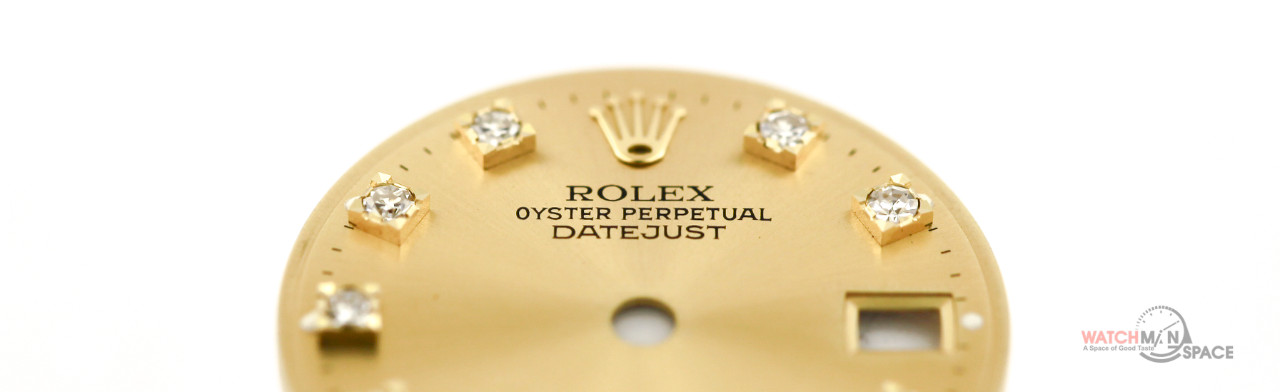 Original Lady Rolex Datejust 6917 69163 69173 Champagne Diamond Dial 2tone #L34
